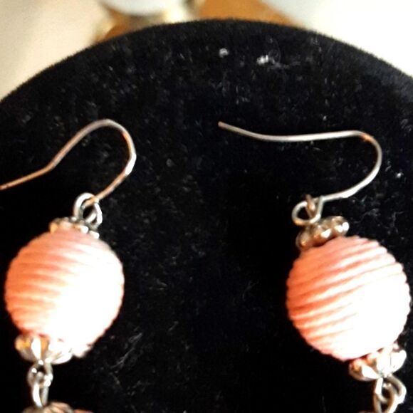 BON BON Vintage 2Tier /2Pair‎ Silk Pink & Black One Price - Picture 8 of 10